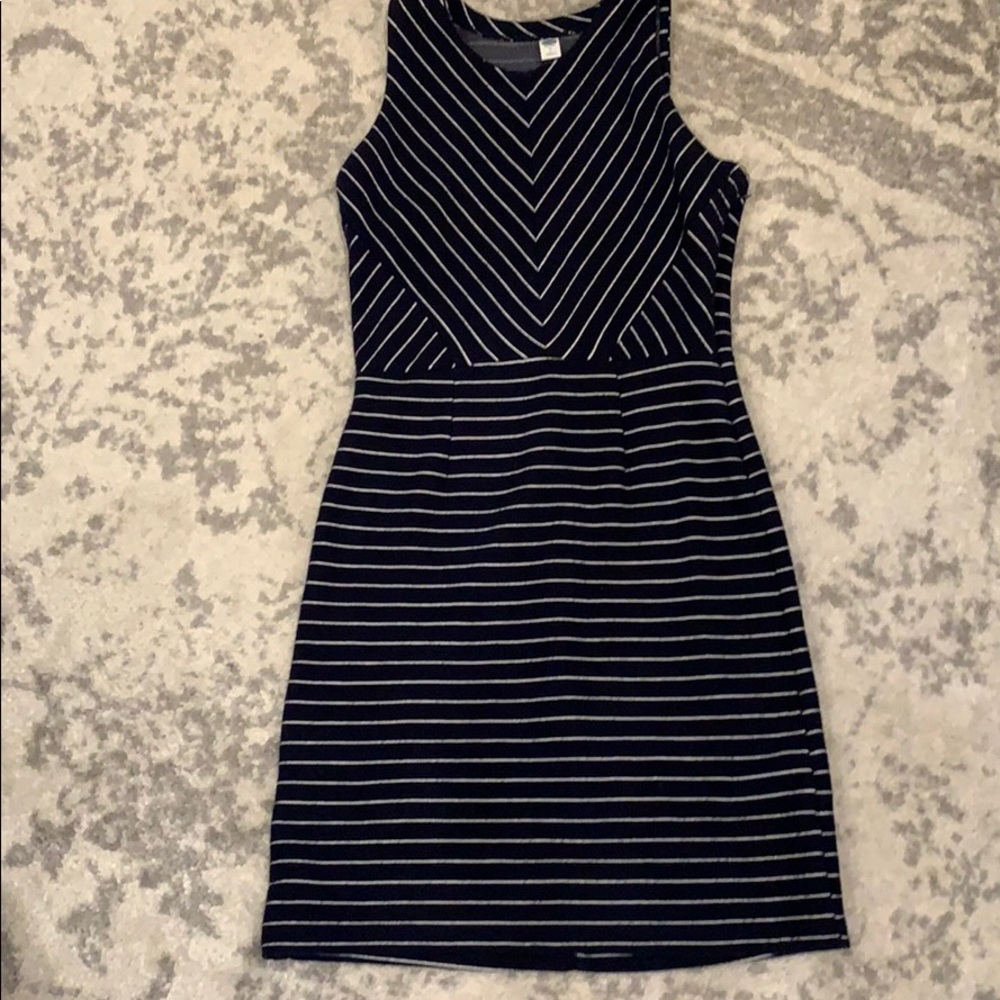 Old Navy Blue & white striped dress